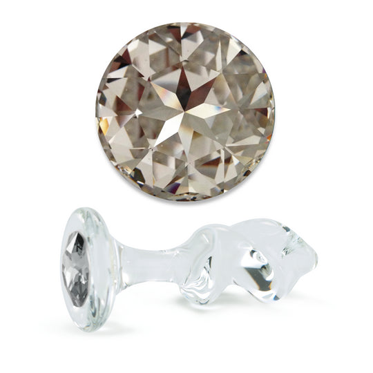 Clear Crystal Mini-Twist Plug