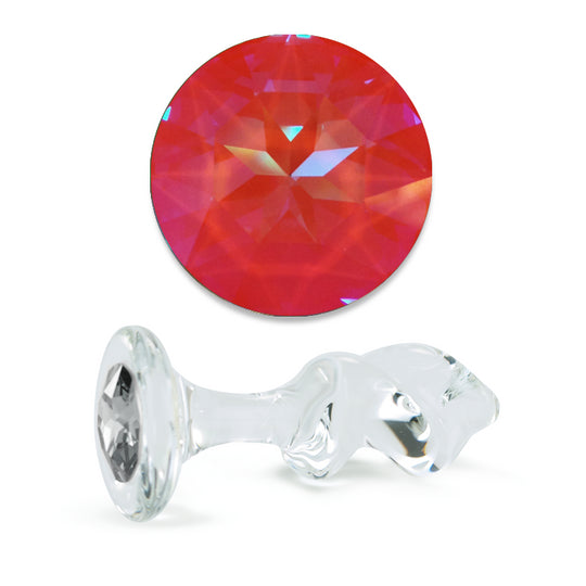 Ultra Orange Crystal Mini-Twist Plug